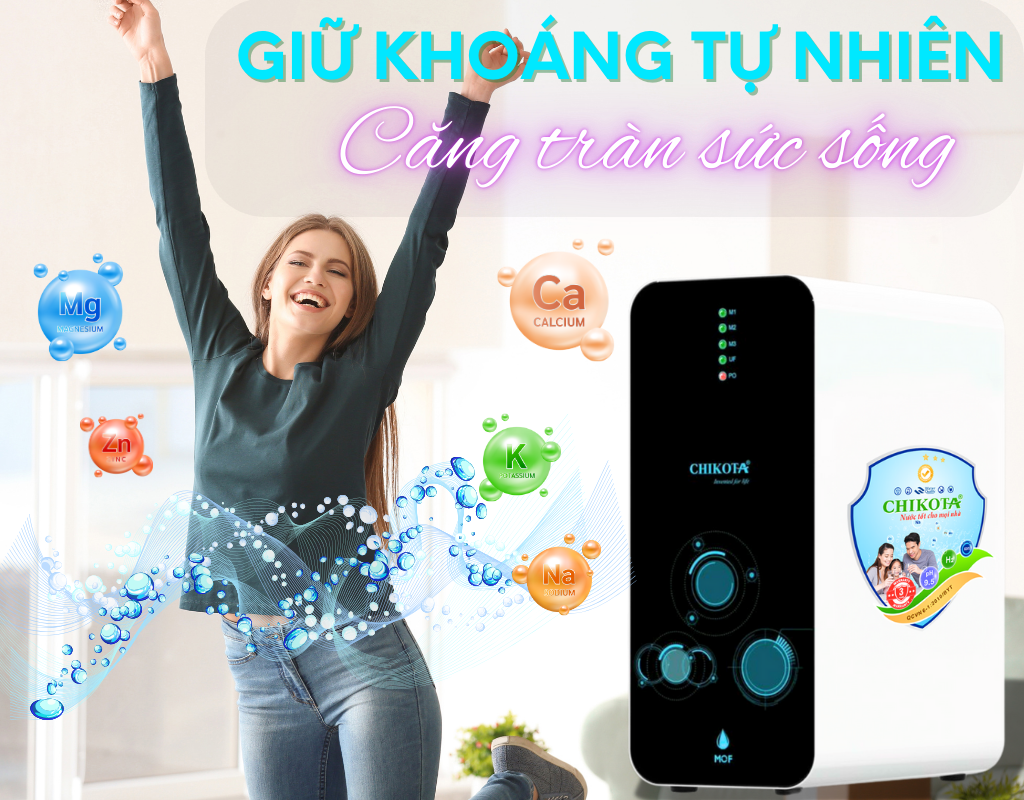 Máy lọc nước cao cấp CHIKOTA Máy lọc nước cao cấp CHIKOTA