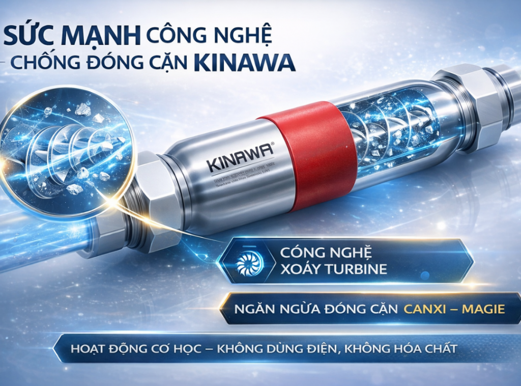 Thiết bị khử cặn và chống bám cặn Kinawa